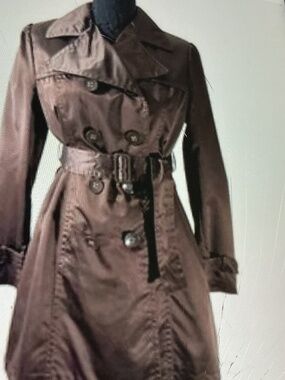 George brown satin vintage raincoat excellent y2k size M